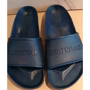 Birkenstock Barbados Navy Blue EVA Women's‎ Sandals Slides Size 9-9.5